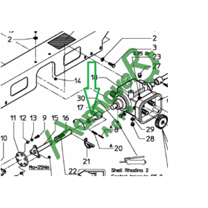 Вал проміжний з муфтою Kverneland RSM VNB3788893
